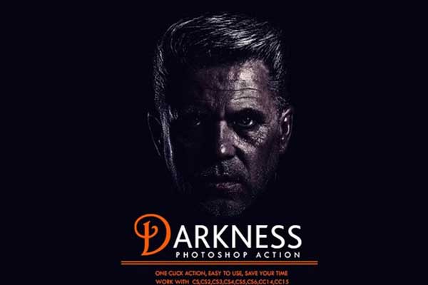 Best Dark Photoshop Actions – Enhance Shadows & Depth with Professional Effects | High-Resolution ATN and PSD File Formats